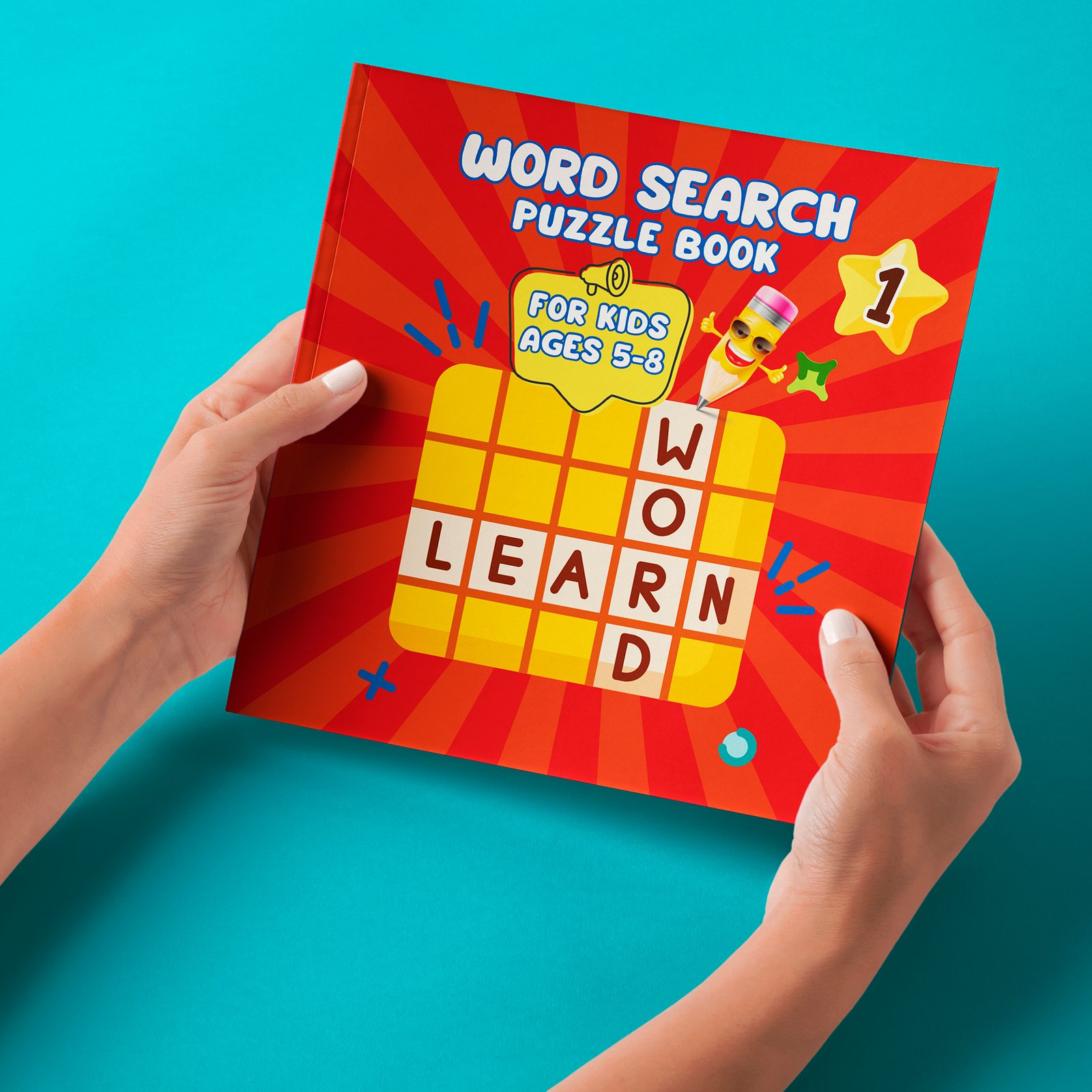 Izdavaštvo Fun and educational Word Search Puzzle Book for kids ages 5–8!